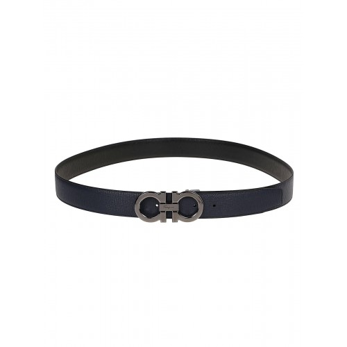 Curea SALVATORE FERRAGAMO, Reversible Buckle, Dark Blue Curea SALVATORE FERRAGAMO, Reversible Buckle, Dark Blue