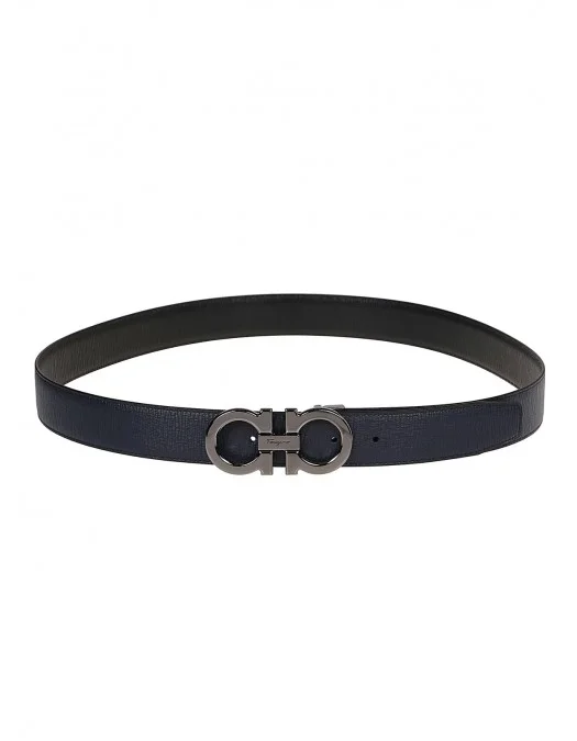Curea SALVATORE FERRAGAMO, Reversible Buckle, Dark Blue