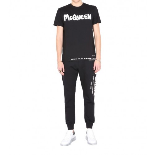 Pantaloni ALEXANDER MCQUEEN, White print Pantaloni ALEXANDER MCQUEEN, White print