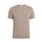 Tricou LBM, Maglia manica corta in lino e cotone brown