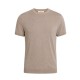 Tricou LBM, Maglia manica corta in lino e cotone brown - 6901626400