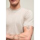 Tricou LBM, Maglia manica corta in lino e cotone beige - 6905936400
