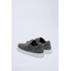 Sneakers LBM, Suede slip-on sneakers in smoky gray - 6907226850