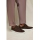 Sneakers LBM, Brown suede slip-on trainers - 6907256850