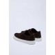 Sneakers LBM, Brown suede slip-on trainers - 6907256850