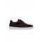 Sneakers LBM, Brown suede slip-on trainers