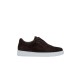 Sneakers LBM, Brown suede slip-on trainers - 6907256850