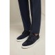 SNEAKERS LBM, Midnight blue suede slip-on trainers - 6907276850