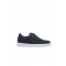 SNEAKERS LBM, Midnight blue suede slip-on trainers