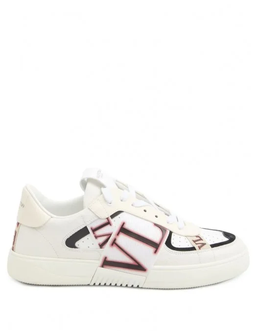 Sneakers VALENTINO, Vl7N Design, Pink Details, White - 6Y2S0C58YAYRFQ Sneakers VALENTINO, Vl7N Design, Pink Details, White - 6Y2S0C58YAYRFQ
