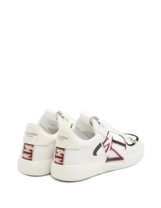 Sneakers VALENTINO, Vl7N Design, Pink Details, White - 6Y2S0C58YAYRFQ Sneakers VALENTINO, Vl7N Design, Pink Details, White - 6Y2S0C58YAYRFQ