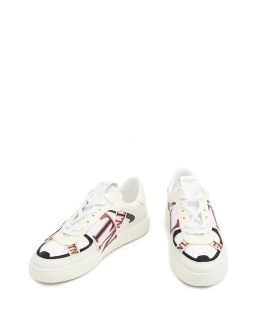 Sneakers VALENTINO, Vl7N Design, Pink Details, White - 6Y2S0C58YAYRFQ