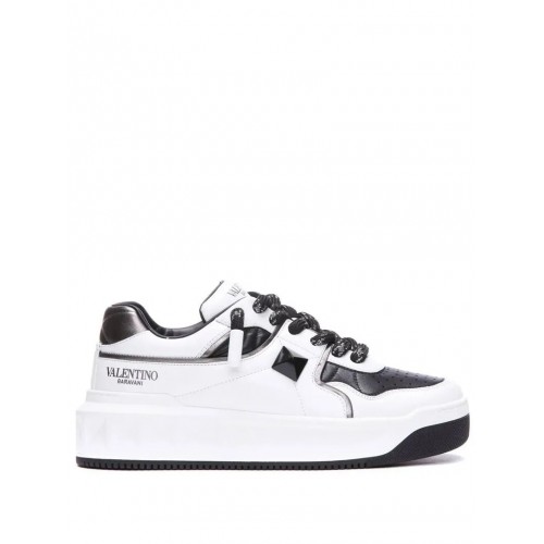 Sneakers VALENTINO, One Stud XL Sneakers, Panda Design, White Sneakers VALENTINO, One Stud XL Sneakers, Panda Design, White