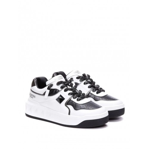 Sneakers VALENTINO, One Stud XL Sneakers, Panda Design, White Sneakers VALENTINO, One Stud XL Sneakers, Panda Design, White