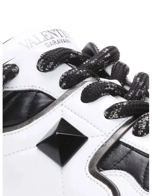 Sneakers VALENTINO, One Stud XL Sneakers, Panda Design, White - 6Y2S0G37WRI6S0 Sneakers VALENTINO, One Stud XL Sneakers, Panda Design, White - 6Y2S0G37WRI6S0
