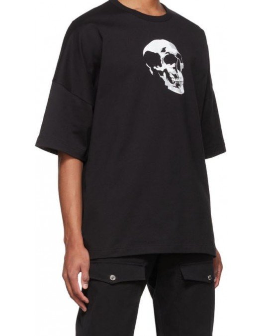 Tricou ALEXANDER MCQUEEN , Skull Print, Oversized Black - 704984QTZ070901