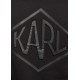 Hanorac KARL LAGERFELD, Insertie logo, Negru - 705008512913140