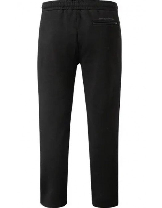 Pantalon Karl Lagerfeld, Logo atasat frontal, Negru - 705081502990