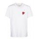 Tricou  ALEXANDER MCQUEEN, Carved Heart Print, White - 711069QTZ420900