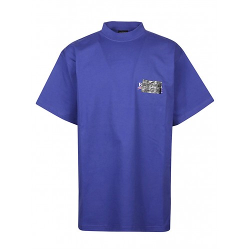 Tricou BALENCIAGA, Gaffer Logo, 712398TNVG14019 Tricou BALENCIAGA, Gaffer Logo, 712398TNVG14019