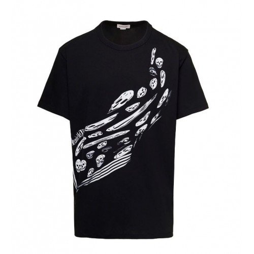 Tricou ALEXANDER MCQUEEN , Skull Print All Over, Black