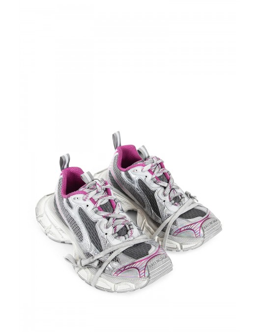 SNEAKERS BALENCIAGA, 3XL Design, Fuchsia Details, Grey - 734731W3XL51895