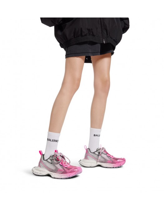 SNEAKERS BALENCIAGA, Model 3XL, Spray Sneaker, Grey Pink - 734731W3XTS1511 SNEAKERS BALENCIAGA, Model 3XL, Spray Sneaker, Grey Pink - 734731W3XTS1511
