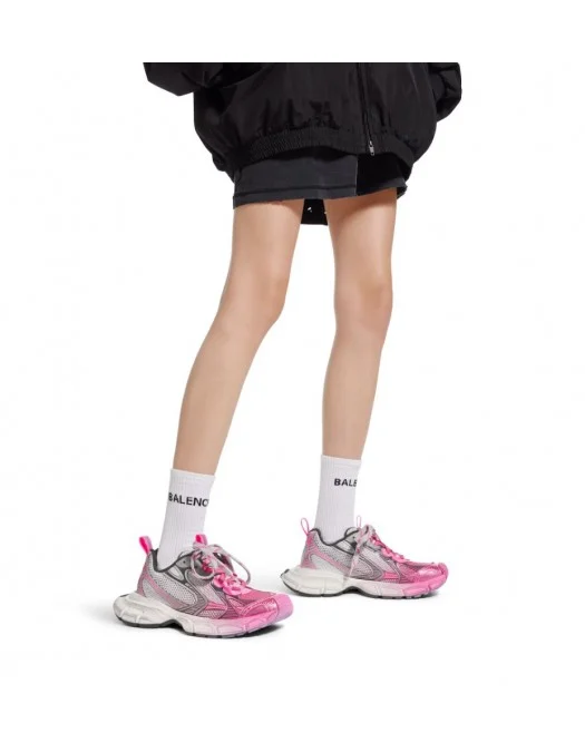 SNEAKERS BALENCIAGA, Model 3XL, Spray Sneaker, Grey Pink