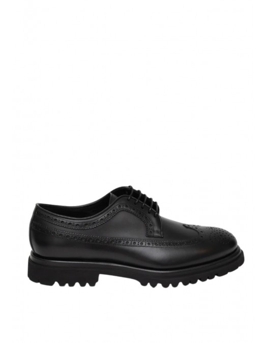 Pantofi FRANCESCHETTI, Brogue Style, Sturdy Sole Detail, Black - 746700530880101 Pantofi FRANCESCHETTI, Brogue Style, Sturdy Sole Detail, Black - 746700530880101