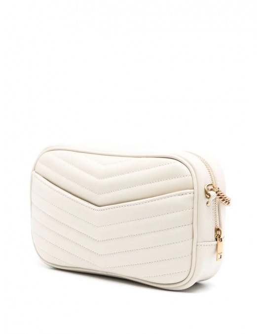 Geanta YVES SAINT LAURENT, Crossbody, Lou Quilted, Small, Beige - 748849DV7079207