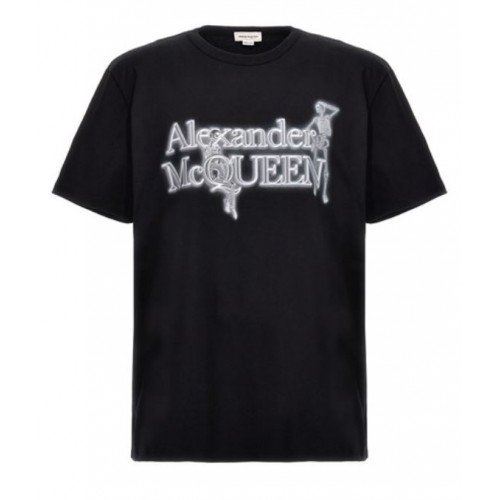 Tricou ALEXANDER MCQUEEN, Skull Funny Print, Negru