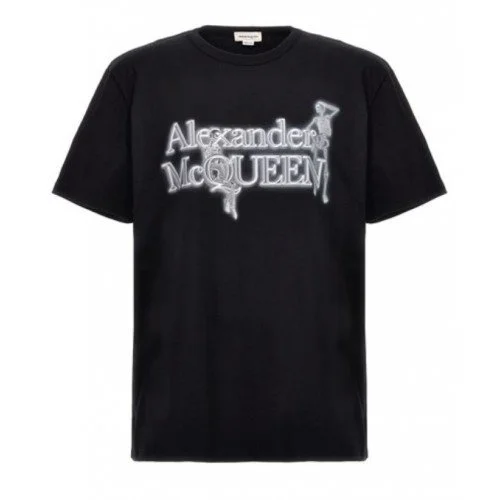 Tricou ALEXANDER MCQUEEN, Skull Funny Print, Negru
