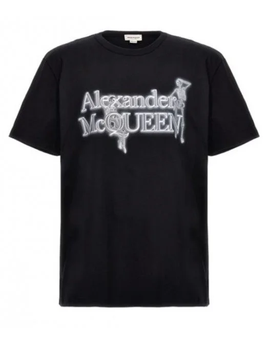 Tricou ALEXANDER MCQUEEN, Skull Funny Print, Negru