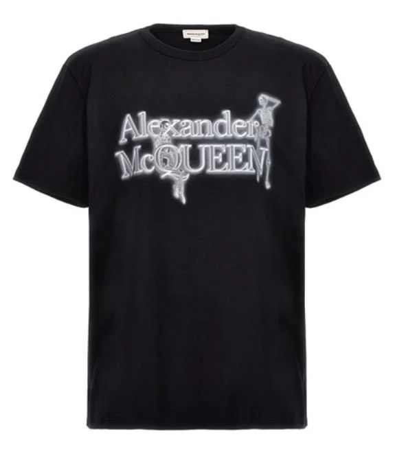 Tricou ALEXANDER MCQUEEN, Skull Funny Print, Negru