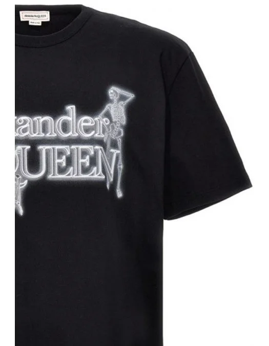 Tricou ALEXANDER MCQUEEN, Skull Funny Print, Negru