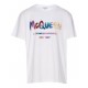 Tricou ALEXANDER MCQUEEN, Logo Multicolor, Alb - 750667QVZ140900