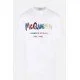 Tricou ALEXANDER MCQUEEN, Logo Multicolor, Alb - 750667QVZ140900