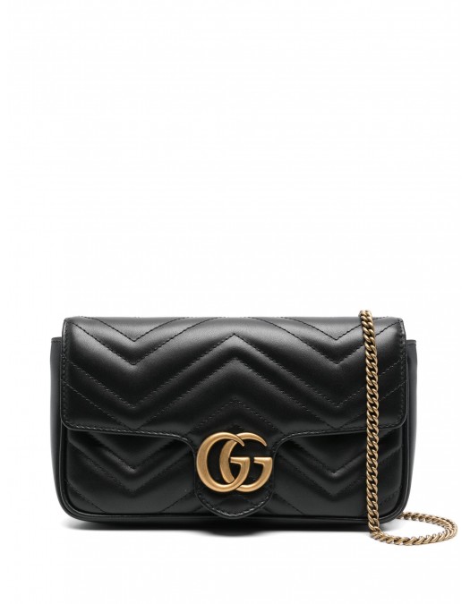 Geanta GUCCI, Shoulder, Mini, Marmont Collection, Black - 751526AACCE1061