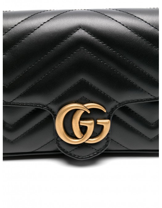 Geanta GUCCI, Shoulder, Mini, Marmont Collection, Black - 751526AACCE1061