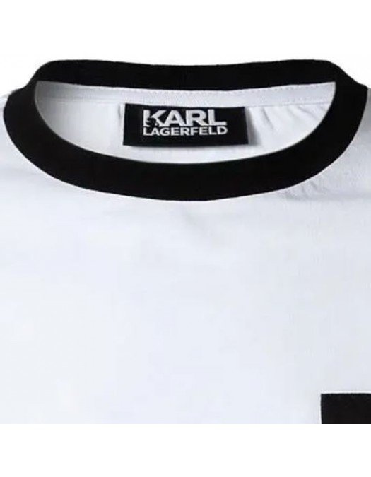 Tricou Karl Lagerfeld, Alb, 21RUE ST-GUILLAUME - 75507251122410