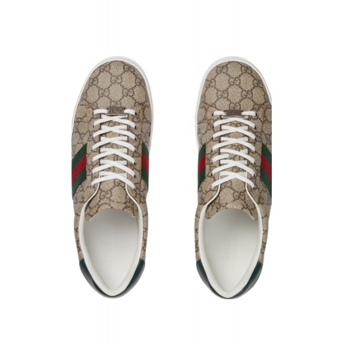 Sneakers GUCCI, Ace GG Sneakers, Monogram Print, Beige Sneakers GUCCI, Ace GG Sneakers, Monogram Print, Beige