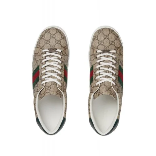 Sneakers GUCCI, Ace GG Sneakers, Monogram Print, Beige
