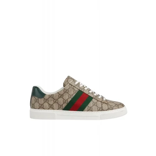 Sneakers GUCCI, Ace GG Sneakers, Monogram Print, Beige