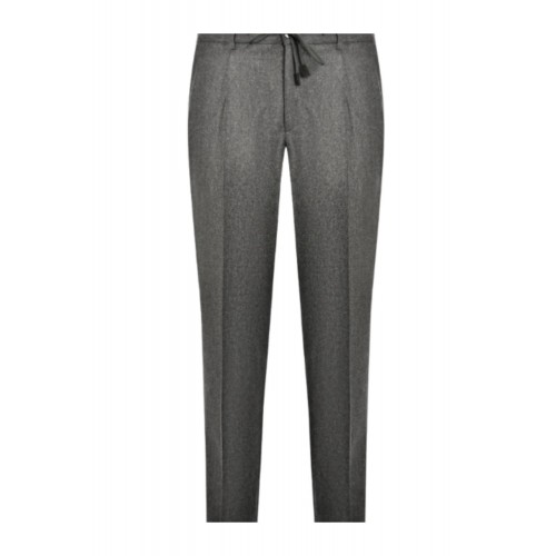 Pantaloni GRAN SASSO, Cu snur in talie, Gri Pantaloni GRAN SASSO, Cu snur in talie, Gri