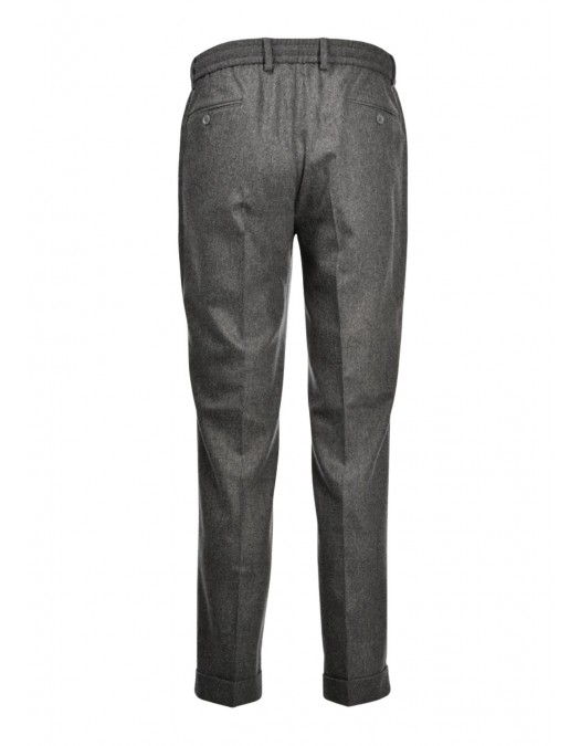 Pantaloni GRAN SASSO, Cu snur in talie, Gri - 7611551306080