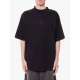 Tricou Balenciaga, Full Black, Logo Insert - 764235TQVS82020