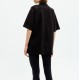 Tricou Balenciaga, Full Black, Logo Insert - 764235TQVS82020