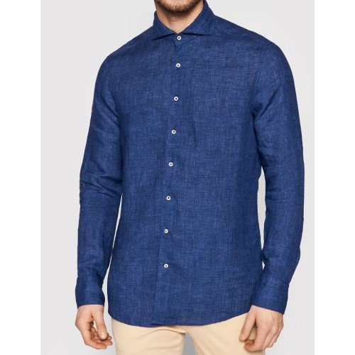 Camasa Stenstroms, Slim Fit, Bleumarin