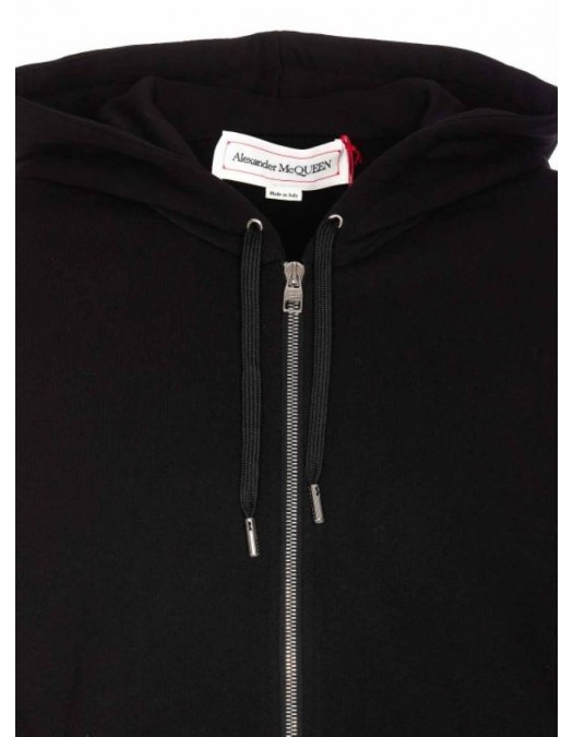 Jacheta Alexander Mcqueen, Zip Print, Black - 776255QXAAC1000