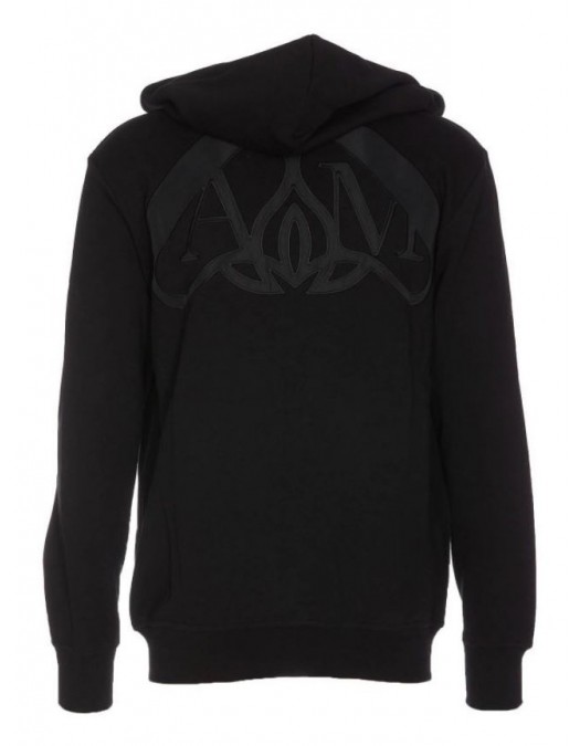 Jacheta Alexander Mcqueen, Zip Print, Black - 776255QXAAC1000